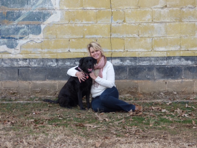 Cherie Pet Sitting Greenville SC, Cherie with a dog