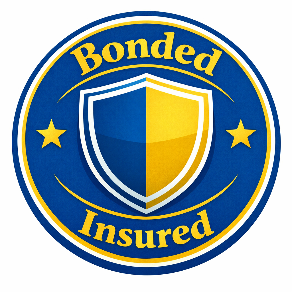 Bonded and Insured